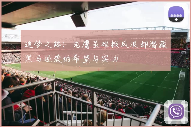 追梦之路：老鹰虽难掀风浪却潜藏黑马逆袭的希望与实力
